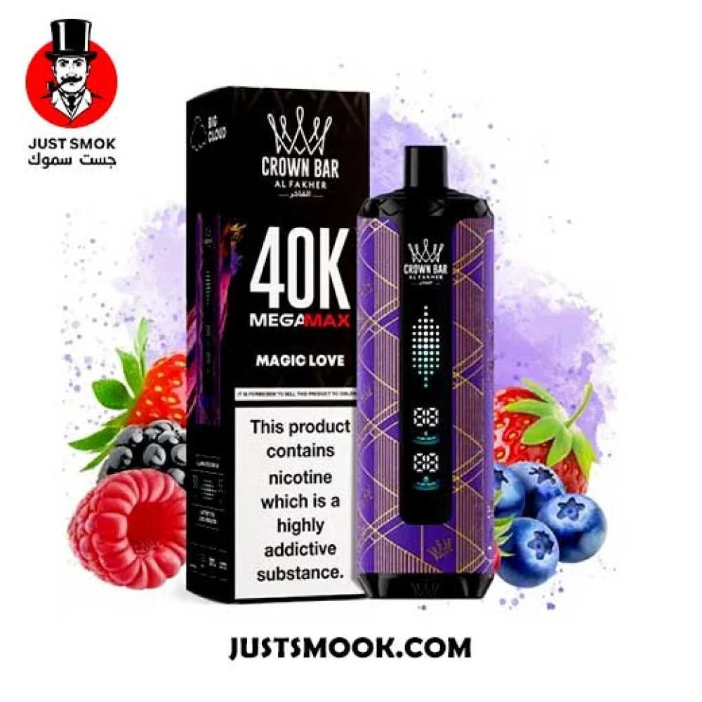 AL Fakher 40000 Puffs Crown Bar Mega Max Magic Love