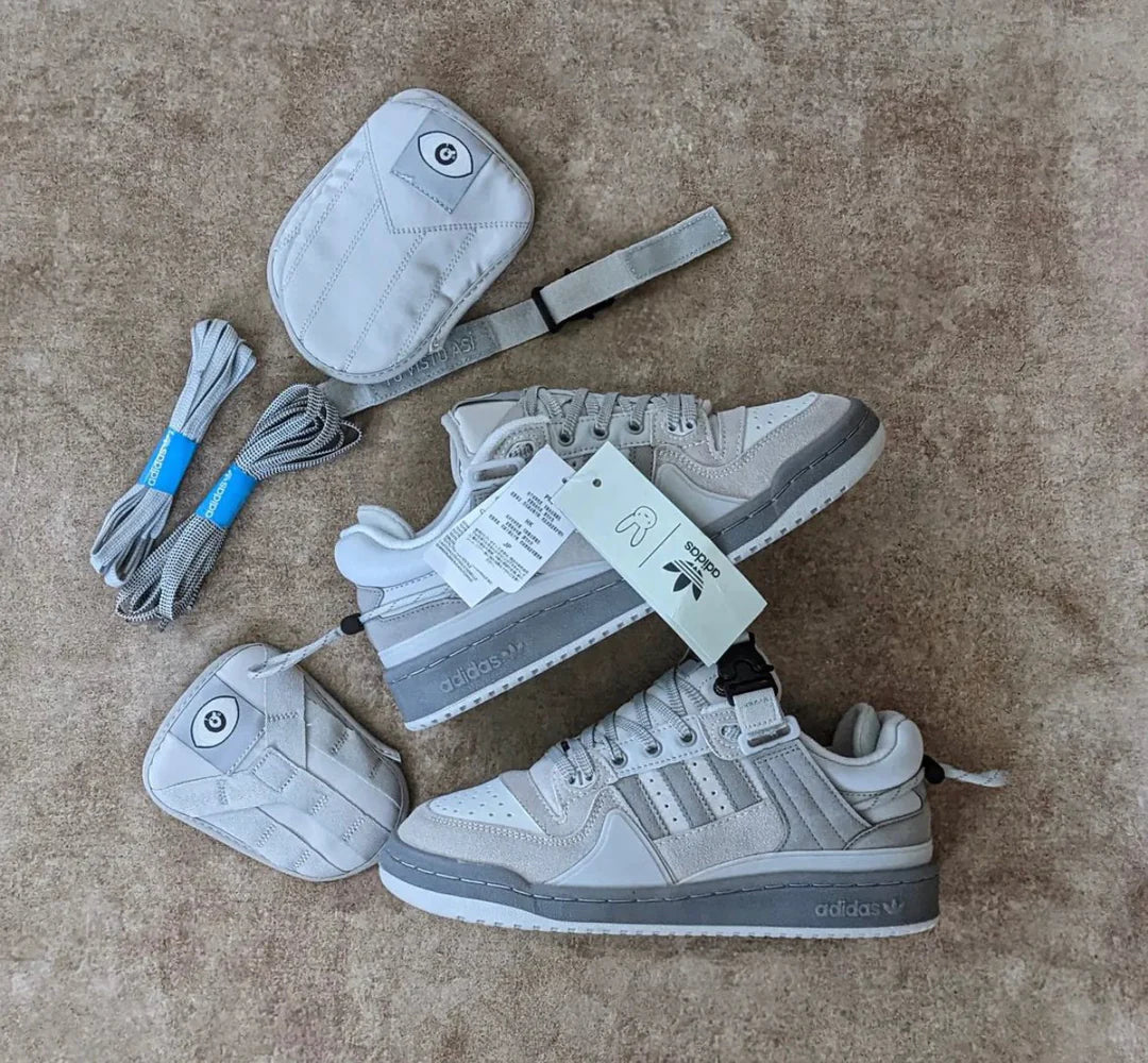 WMNs Adidas Bad Bunny x Forum Low ‰ÛÏ Grey ‰۝