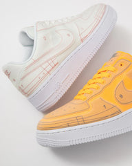 WMNs Nike Airforce Af1 Lx ‰ÛÏBlue Print‰۝