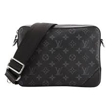 Louis Vuitton LV X Print Messenger Bag Black Monogram Unisex Wid Dust Bag (830 Black)