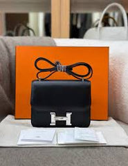 Hermes Constance Slim Epsom Vert With OG Box & Dust Bag (KG-19 Black)