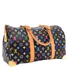 Louis Vuitton Keepall Bandoulire 50 LV Multicolor Duffle With Dust Bag (8867)