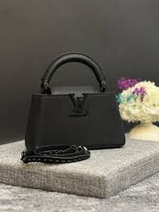 Louis Vuitton Capucines Mini Black OG Double Box With Dust Bag 9681575