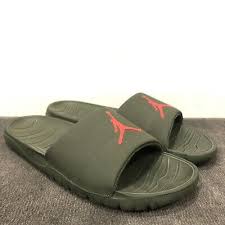 Jordan Hydro Slides Olive Green