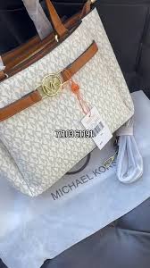 Michael Kors Reed Large Logo Satchel Handbag