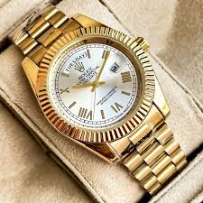 Rolex Oyster perpetual Day Date Automatic Gold-White