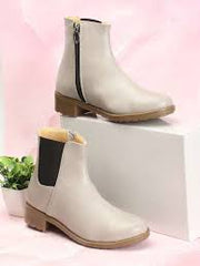 Zaraa Chelsea boots Grey Suede