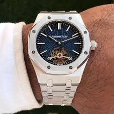 Audemars Piguet Tourbillion Silver Blue