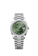 Rolex Day Date Green Silver