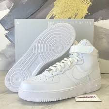 Nike Airforce 1 1 HIGH ANKLE LONG WHITE LEATHER PREMIUM