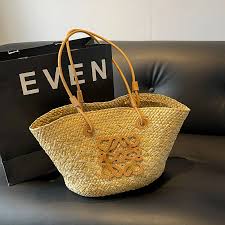 Loewe x Paulas Ibiza Anagram Basket Melange Tote Bag