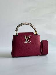 Louis Vuitton Capucines Medium Maroon OG Double Box With Dust Bag 9681575