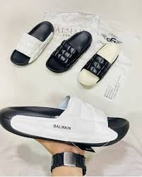 BALMAIN WHITE SLIDE