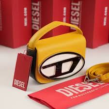 Diesel 1DR Shoulder Bag With OG Box & Dust Bag & Extra Shoulder Strap (Yellow)