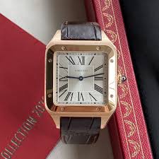 CARTIER SANTOS DUMONT BLACK STRAP