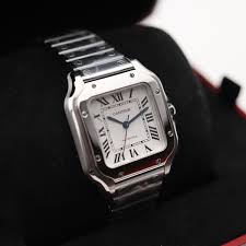 CARTIER D SANTOS SILVER WHITE