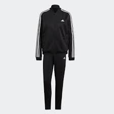 Adidas Dark Brown Embroidery Logo Premium Classic Tracksuit