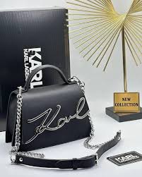 Karl Lagerfeld Ksignature Small Crossbody Bag With Dust Bag & OG Box (KA228 Black)