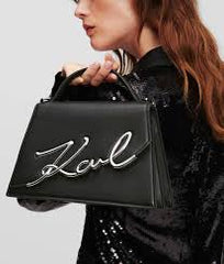 Karl Lagerfeld Ksignature Small Crossbody Bag With Dust Bag & OG Box (KA228 Black)