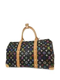 Louis Vuitton Keepall Bandoulire 50 LV Multicolor Duffle With Dust Bag (8867)