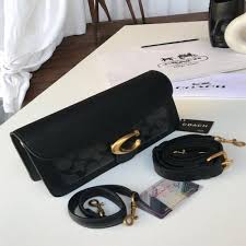 Coach Tabby 26 Shoulder Bag With OG Box & Dust Bag (Black-8716)