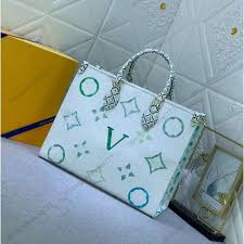 Louis Vuitton On The Go Medium Tote With Dust Bag (M22868 Grass Green)