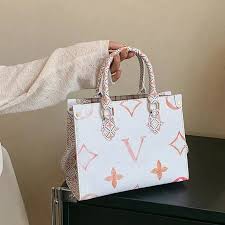 Louis Vuitton On The Go Medium Tote With Dust Bag (M22868 Light Yellow)