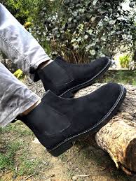Zaraa Chelsea boots Black Suede