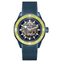 RADO CAPTAIN COOK SKELETON SPECIAL EDITION BLUE YELLOW