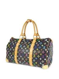 Louis Vuitton Keepall Bandoulire 50 LV Multicolor Duffle With Dust Bag (8867)