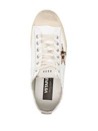 Golden Goose V-star Ltd In Nappa With Pony Skin star And Silver Heel Tab