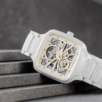 Rado True Square Automatic Ceramic- White-Gold
