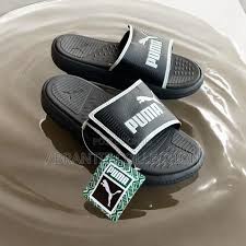 Puma Royal Cat Comfort Black White Slide