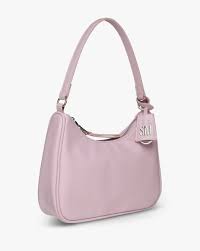 Miu Miu Leather Hobo armpit Bag With OG Box & Dust Bag (359 Pink)