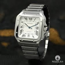 CARTIER D SANTOS SILVER WHITE