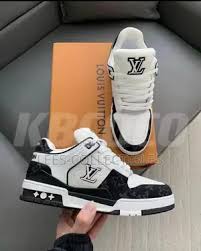 Louis Vuitton Trainer Black Denim