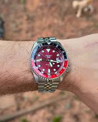 Seiko Sports 5 GMT Red Authentic Store Quality