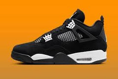 Air Jordan retro 4 Black white