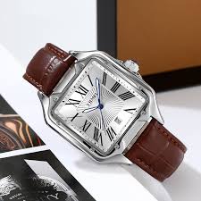 CARTIER SANTOS DUMONT BROWN STRAP