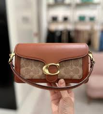 Coach Tabby 26 Shoulder Bag With OG Box & Dust Bag (Apricot-Brown-8716)  Coach Tabby 26 Shoulder Bag With OG Box & Dust Bag (Apricot-Brown-8716)V