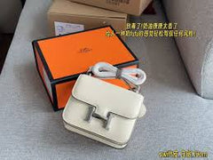 Hermes Constance Slim Epsom Vert With OG Box & Dust Bag (KG-19 White)