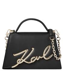 Karl Lagerfeld Ksignature Small Crossbody Bag With Dust Bag & OG Box (KA228 Black)