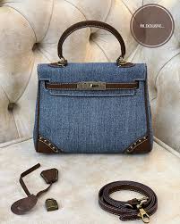 Hermes Birkin Denim Blue With OG Box & Dust Bag (1056 LBlue)