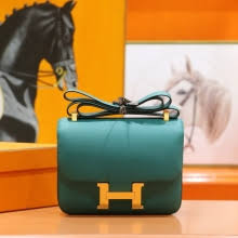 Hermes Constance Slim Epsom Vert With OG Box & Dust Bag (KG-19_Green)