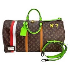 Louis Vuitton  Keepall Bandouliere 55 Trunk NO7 Weekend Travel Duffle Bag With Tag & Dust Bag (8273)