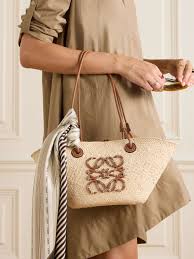 Loewe x Paulas Ibiza Anagram Basket Melange Tote Bag