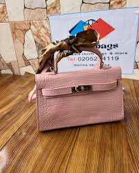 Hermes Blanc Crocodile Niloticus Pink Encrusted Birkin Bag With OG Box & Dust Bag  (1080 Pink)