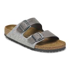 Birkenstock Arizona Slides Suede Dark Grey