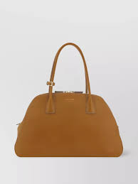 Miu Miu Embossed Logo Medium Tote Bag With Dust Bag (3005 Brown)