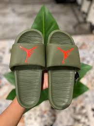 Jordan Hydro Slides Olive Green